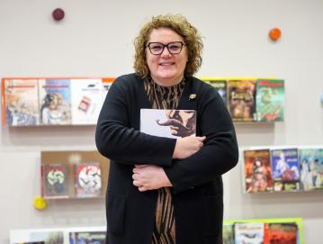 Nova direktorica Knjižnice Ivana Tavčarja Škofja Loka Maja Vunšek Foto: Tina Dokl