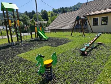 Novo otroško igrišče v Lučinah FOTO: ARHIV OBČINE