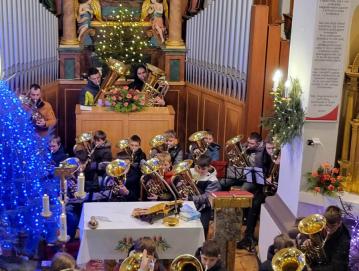 Tuba božič v Javorjah FOTO: VILMA KOS