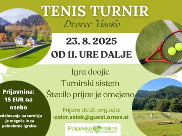 tenis turnir Dvorec Visoko