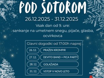 Silvestrovanje pod šotorom Gorenja vas