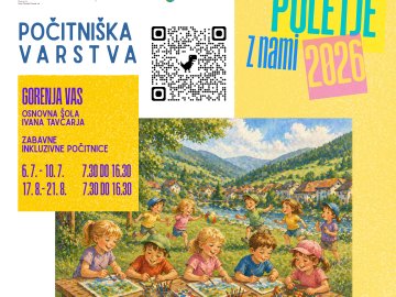 Zabavne inkluzivne počitnice v Gorenji vasi