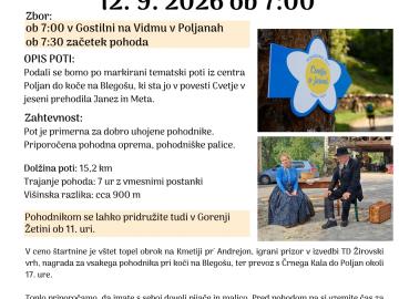 Pohod po poti Cvetje v jeseni