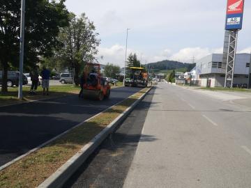 OBVESTILO - popolna zapora zaradi asfaltiranja regionalne kolesarske povezave Kamnik – Mengeš – Trzin – Ljubljana