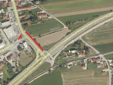 Obvestilo o popolni zapori površin za pešce in kolesarje na Ljubljanski cesti, v dveh zaporednih dneh od dne 12. 2. 2020 do 26. 2. 2020