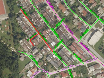 Popolna zapora javnih poti na Reboljevi ulici (med 1.7.2020 in 20.9.2020)