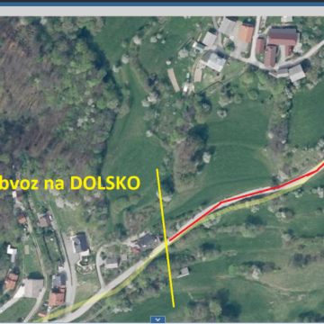 Slika za novico Popolna zapora ceste v Klopcah