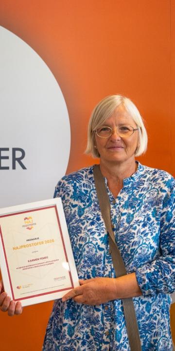 Karmen Femec, prostovoljna voznica (foto: Damjan Končar)