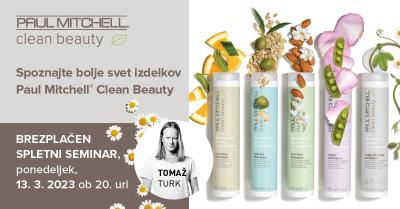Spoznajte bolje svet izdelkov Paul Mitchell Clean Beauty