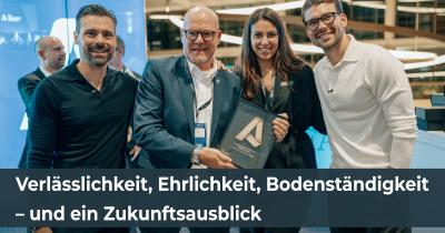 „Verlässlichkeit, Ehrlichkeit, Bodenständigkeit – und ein Zukunftsausblick“