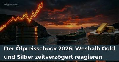 Der Ölpreisschock 2026: Weshalb Gold und Silber zeitverzögert reagieren