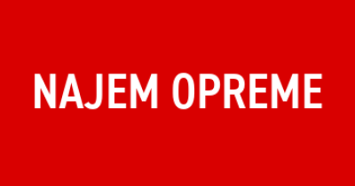 Najem opreme