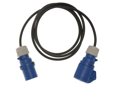 A 1394 1-phase adapter 16 A male / 16 A female, 3 pin, 2 m