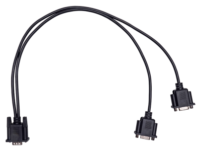 A 1847 Communication cable, 0.5m, 2xDB9 female/DB9 male