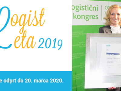 Odprt je razpis za logista leta 2019