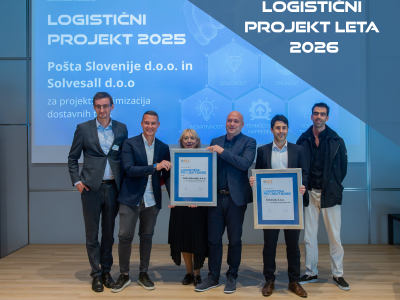 Odpiramo razpis za nagrado Logistični projekt leta 2026