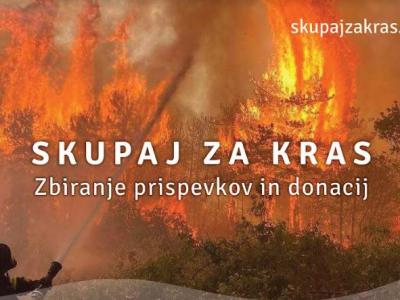 Z donacijo lahko pomagate k obnovi pogorelega Krasa.