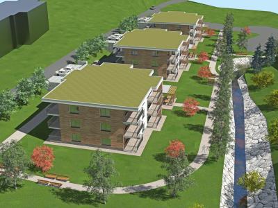 V Šmarju bodo vendarle zgradili tri bloke, a oskrbovana stanovanja v enem bodo namenjena trgu. (Foto: Občina Šmarje pri Jelšah)
