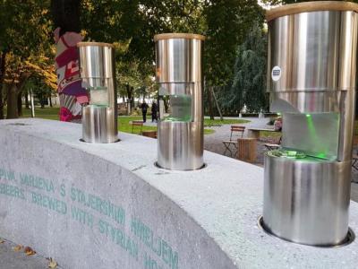 Fontana piv Zeleno zlato v Žalcu bo pipe pospravila 31. oktobra. (Foto: Radio Štajerski val)