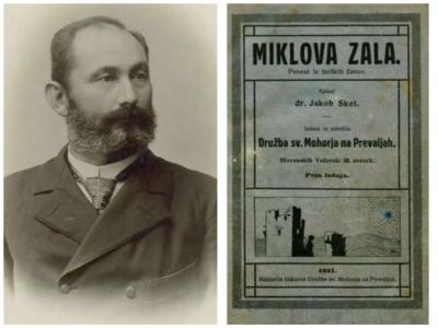 Jakob Sket, avtor Miklove Zale, se je rodil v Mestinju. (Foto: Wikipedija, kolaž: Štajerski val)