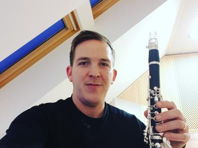 Matjaž Vodišek je učitelj klarineta in član ansambla Petka. (Foto: osebni arhiv)