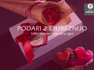 Naj lepa beseda in sladko darilce iz Gostilne Krpan osrečita tvojo ljubljeno osebo za Valentinovo.