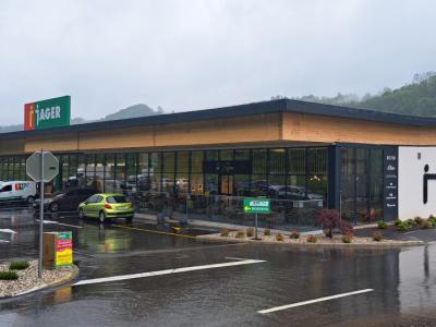 Večji in sodobnejši supermarket Jager bo v Podčetrtku dobrodošel tudi zaradi vse večjega turističnega razvoja kraja. (Foto: Radio Štajerski val)