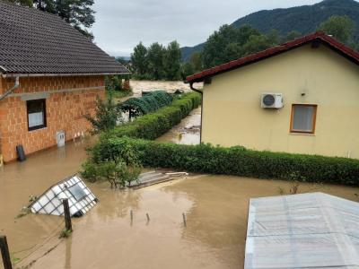 Na območju občine Braslovče je bilo poplavljenih okoli 250 objektov. (Foto: FB Promet za Štajersko/Danica Šogorić)