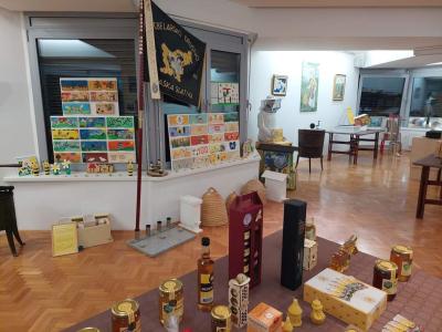 Ob jubileju so v Kulturnem centru Rogaška Slatina pripravili tudi čebelarsko razstavo. (Foto: M.Š.)