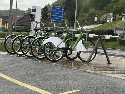 V novi sezoni avtomatiziranega sistema za izposojo koles je v občini Rogaška Slatina na voljo sedem postaj za izposojo koles, v Podčetrtku pa tri. (Foto: Radio Štajerski val)