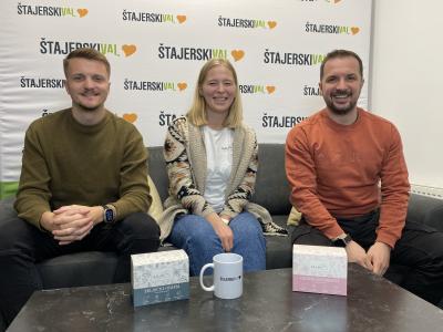 Ob kavi so to jutro glavno besedo imela zelišča Eko zeliščne kmetije Kalan s Kalobja