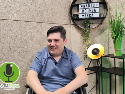 Iskro tedna, prvo v maju, je izrekel gost našega zadnjega radijskega srečanja Uroš Adrian Brumen.