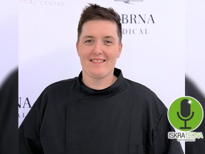 Naziv iskre tedna gre tokrat v Terme Dobrna. Izjavi Katje Đudarić, vodja ekipe, ki je spekla najbolj inovativen krof. (Foto: osebni arhiv)