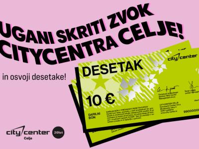 Pozorno poslušanje ti lahko prinese DESETAKE Citycentra Celje. 