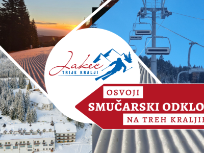 Sodeluj v nagradni igri in osvoji vikend smučarski paket za dve osebi, s smučarskimi vozovnicami!