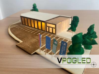 Takšen bi bil po ideji dijakov center, kjer bi javnost podrobneje spoznala in doživela steklarstvo. (Foto: ŠC Rogaška) 