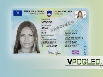 Slovenska biometrična osebna izkaznica ima kar 34 varnostnih elementov.