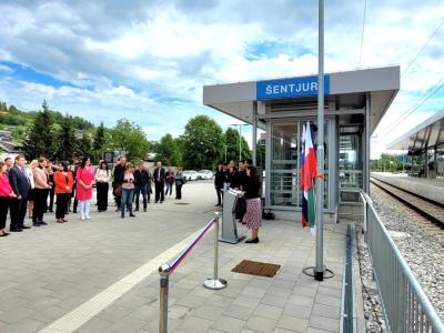 Odprtje železniške postaje (Foto: Štajerski val)