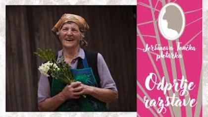 Jeršinova Tončka, pletarka - Odprtje razstave