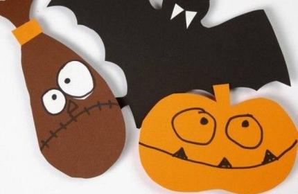 Papirnata dekoracija za noč čarovnic