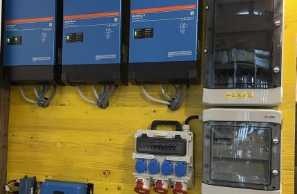 Update of a solar power plant