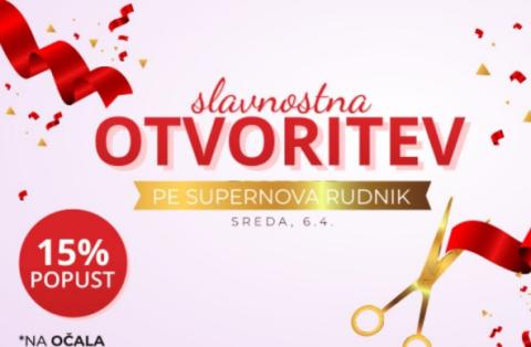 Slavnostna otvoritev PE Supernova Ljubljana Rudnik