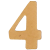 Kartonska številka, 4, 40 x 1 mm