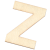 Lesena črka, Z, 40 x 2 mm