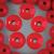 Lesene kroglice, Ø4 mm, rdeče, 150 kosov