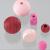 Lesene perle, rožnate, mešane, 25 perl