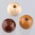 Lesene perle TiT, 10 mm, rjave, mešane, 69 kosov