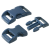 Plastična zaponka, 20 mm, modra, 1 kos