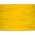 Pletena vrvica, 4 mm, rumena, 1 m