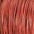 Povoščena vrvica Ø0.5 mm, temno rdeča, 1 meter